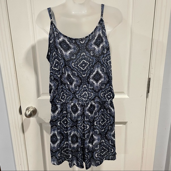 Women’s Ambiance Multi Colored Romper With Adjustable Straps - Picture 5 of 11